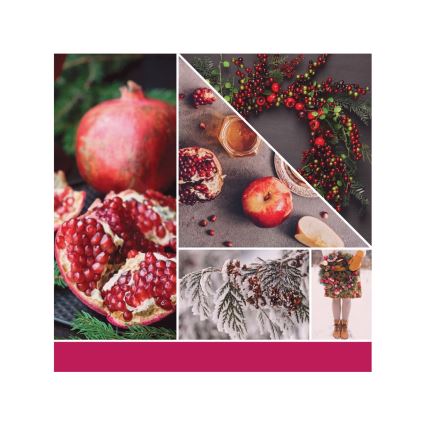 Yankee Candle - Αρωματικό κερί SPARKLING WINTERBERRY μεγάλο 567 g 60-90 ώρες