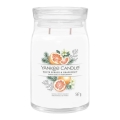 Yankee Candle - Αρωματικό κερί WHITE SPRUCE & GRAPEFRUIT, μεγάλο 567g, 60-90 ώρες