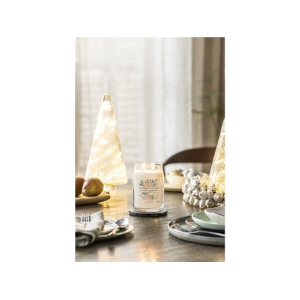 Yankee Candle - Αρωματικό κερί WHITE SPRUCE & GRAPEFRUIT, μεγάλο 567g, 60-90 ώρες