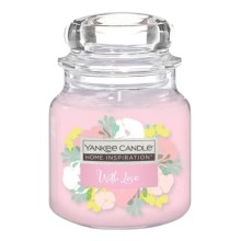 Yankee Candle - Scented κερί WITH LOVE medium 340g 65-75 hours