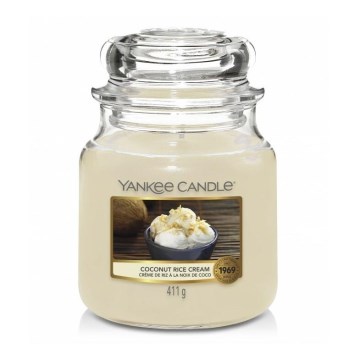 Yankee Candle - Αρωματικό κερί COCONUT RICE CREAM μεσαίο 411g 65-75 ώρες