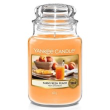 Yankee Candle - Αρωματικό κερί FARM FRESH PEACH μεγάλο 623g 110-150 ώρες