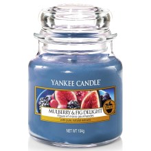 Yankee Candle - Αρωματικό κερί MULBERRY & FIG DELIGHT μικρό 104g 20-30 ώρες