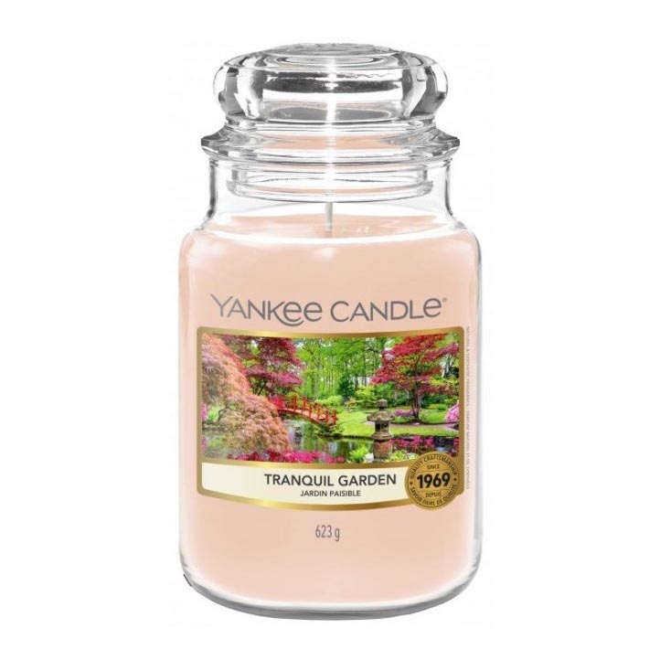 Yankee Candle - Αρωματικό κερί TRANQUIL GARDEN μεγάλο 623g 110-150 ώρες