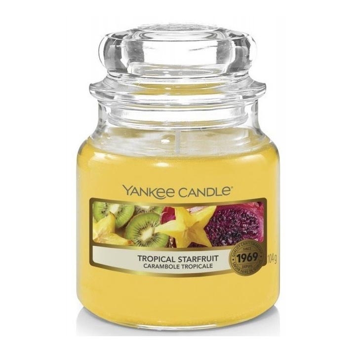 Yankee Candle - Αρωματικό κερί TROPICAL STARFRUIT μικρό 104g 20-30 ώρες