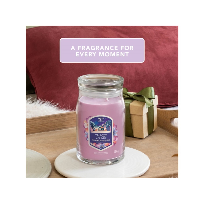 Yankee Candle - μεγάλο αρωματικό κερί SUMMIT STARGAZING 567g 60-90 ώρες.