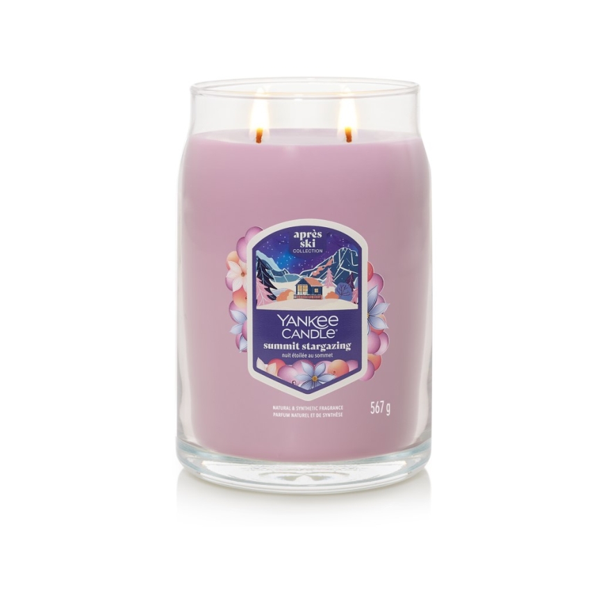 Yankee Candle - μεγάλο αρωματικό κερί SUMMIT STARGAZING 567g 60-90 ώρες.