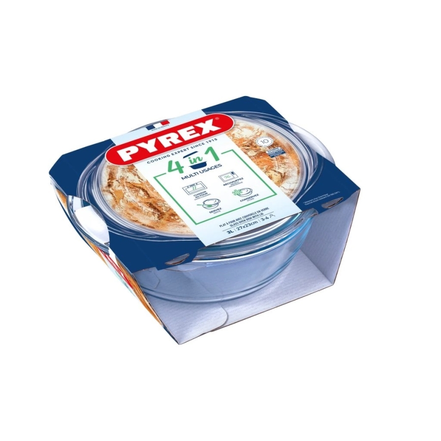 Γάστρα με καπάκι PYREX 3 l