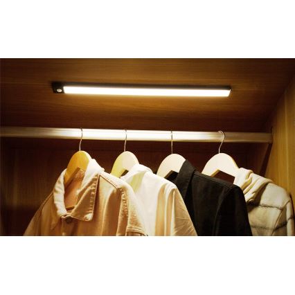 Yeelight - Φωτιστικό επίπλων LED με ρύθμιση φωτεινότητας και αισθητήρα LED/2,3W/1500 mAh 4000K 40 εκ. ασημί