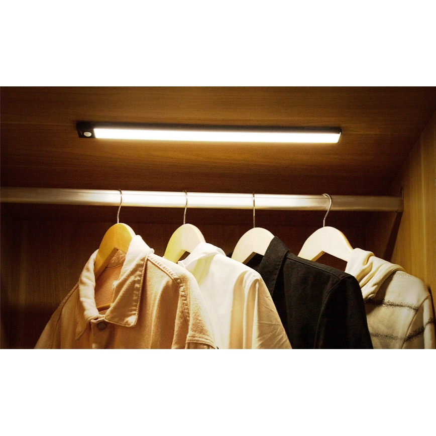 Yeelight - Φωτιστικό επίπλων LED με ρύθμιση φωτεινότητας και αισθητήρα LED/2,3W/1500 mAh 4000K 40 εκ. ασημί