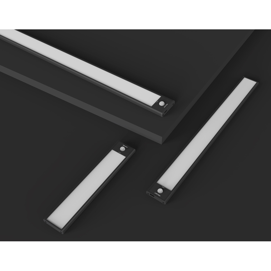 Yeelight -LED Επαναφορτιζόμενο φωτιστικό επίπλων με αισθητήρα LED/2,3W/1500 mAh 4000K 40 cm μαύρο