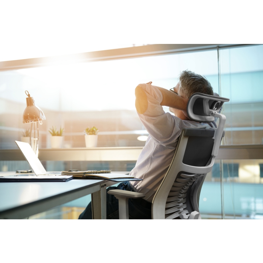 Yenkee - Καρέκλα γραφείου μαύρο/γκρι