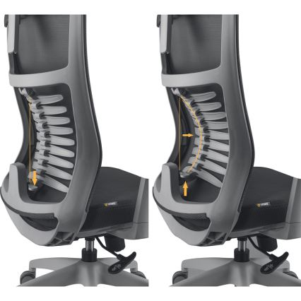 Yenkee - Καρέκλα γραφείου μαύρο/γκρι