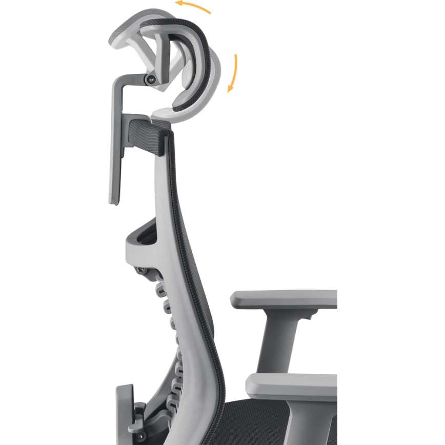 Yenkee - Καρέκλα γραφείου μαύρο/γκρι