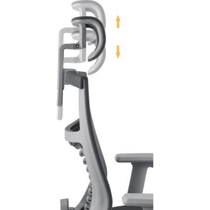 Yenkee - Καρέκλα γραφείου μαύρο/γκρι