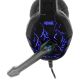 Yenkee - Ακουστικά LED Gaming με μικρόφωνο μαύρο/μπλε