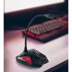 Yenkee - Μικρόφωνο LED Gaming USB 5V μαύρο/κόκκινο