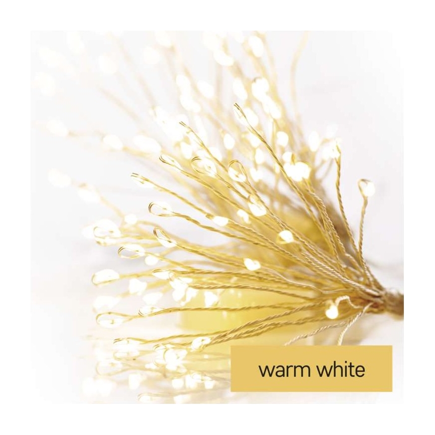 Γιρλάντα LED 150 LED/5,35 m θερμό λευκό