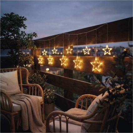 Γιρλάντα LED εξωτερικού χώρου 125xLED/1,9m IP44 θερμό λευκό