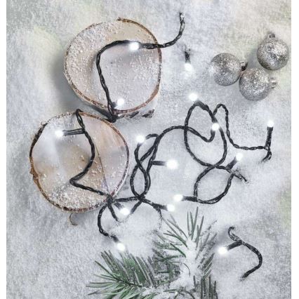 Γιρλάντα LED εξωτερικού χώρου 180 LED / 8 λειτουργίες, 23 m, IP44, ψυχρό λευκό