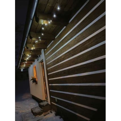 Γιρλάντα εξωτερικού χώρου LED 120xLED/17m IP44 ψυχρό λευκό