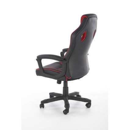 Γραφειακή καρέκλα HELO μαύρη/κόκκινη