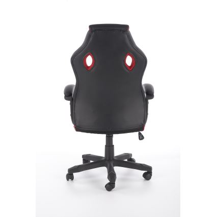 Γραφειακή καρέκλα HELO μαύρη/κόκκινη