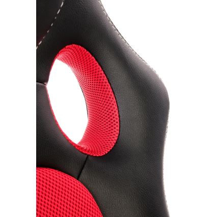 Γραφειακή καρέκλα KENU μαύρη/κόκκινη