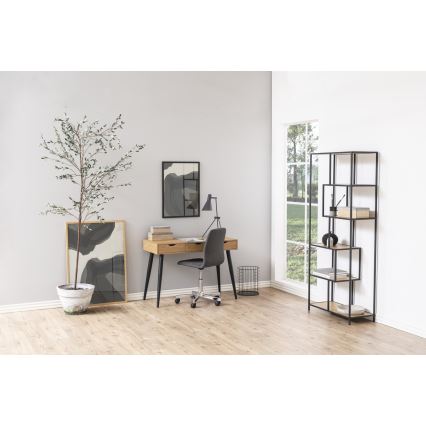 Γραφείο με συρτάρια ADIS σε απόχρωση δρυς