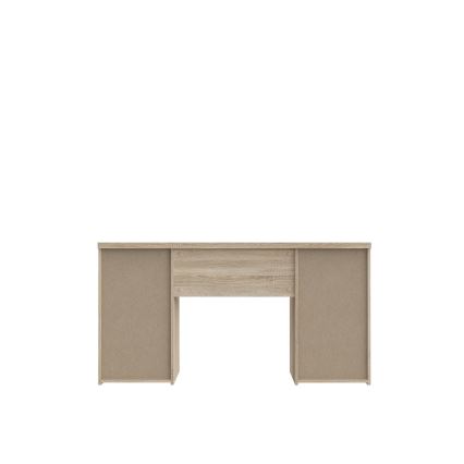 Γραφείο ARENO λευκό/δρυς Sonoma