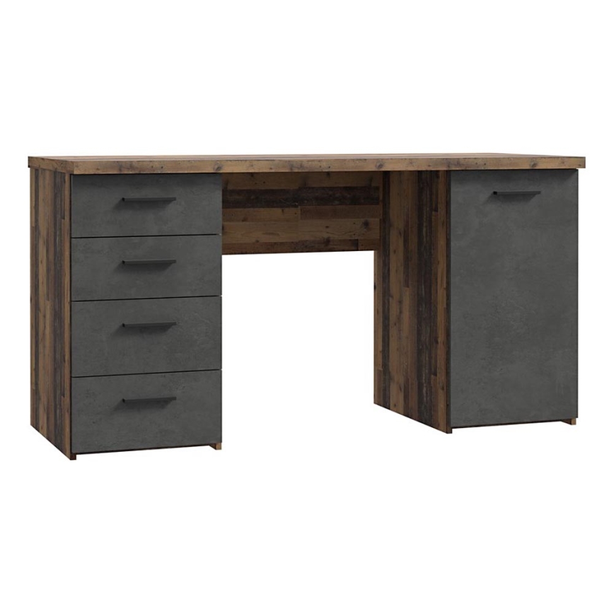 Γραφείο ARENO καφέ/γκράφιτ