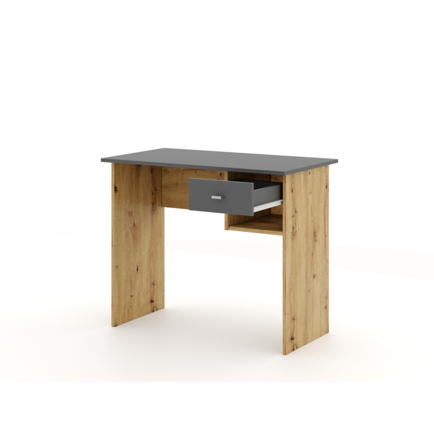 Γραφείο RICO δρυς artisan/γκρι