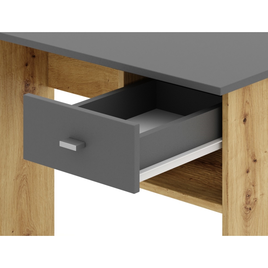 Γραφείο RICO δρυς artisan/γκρι