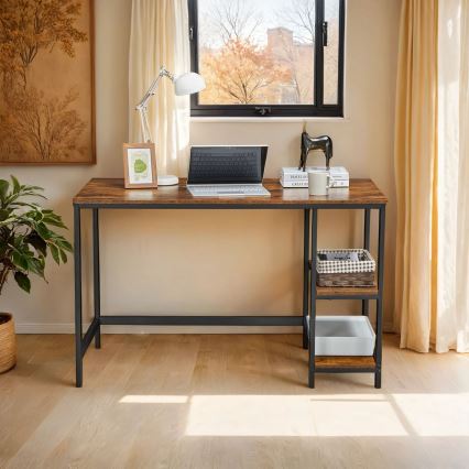 Γραφείο SOLEA καφέ/μαύρο