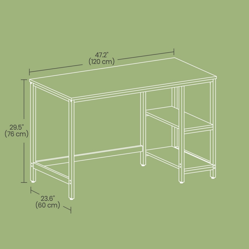 Γραφείο SOLEA καφέ/μαύρο