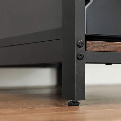 Γραφείο SOLEA σε καφέ/μαύρο