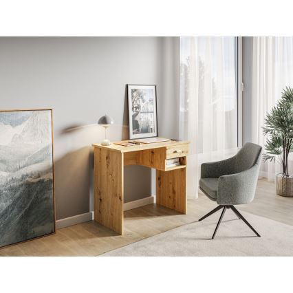 Γραφείο εργασίας RICO, απόχρωση δρυός Artisan