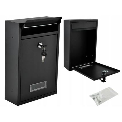 Γραμματοκιβώτιο 21,7x32 εκ. μαύρο