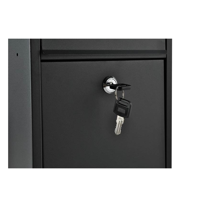 Γραμματοκιβώτιο 21,7x32 εκ. μαύρο