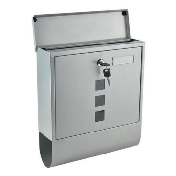 Γραμματοκιβώτιο 34x30,7 cm ασημένιο