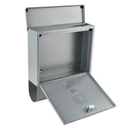 Γραμματοκιβώτιο 34x30,7 cm ασημένιο