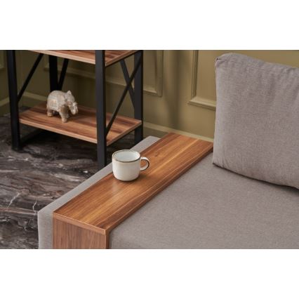 Γωνιακή πολυθρόνα TULA μπεζ δεξιά