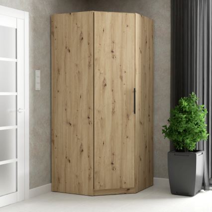 Γωνιακή ντουλάπα MARO 94x213 cm artisan δρυός