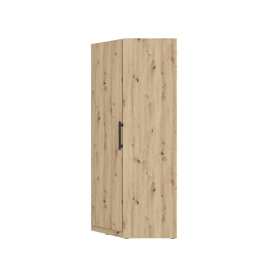 Γωνιακή ντουλάπα MARO 94x213 cm artisan δρυός