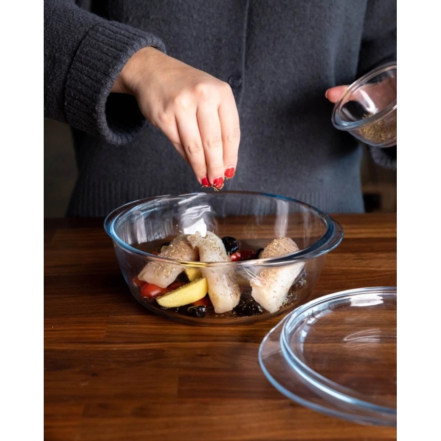 Γυάλινο ταψί PYREX με καπάκι, 2,1 l