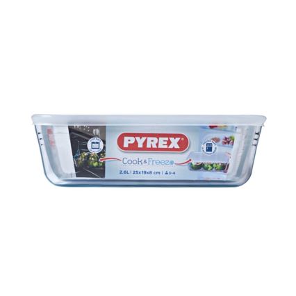 Γυάλινο δοχείο τροφίμων PYREX 2,6 l