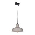 Zambelis 1655 - Φωτιστικό οροφής με καλώδιο 1xE27/40W/230V σκυρόδεμα