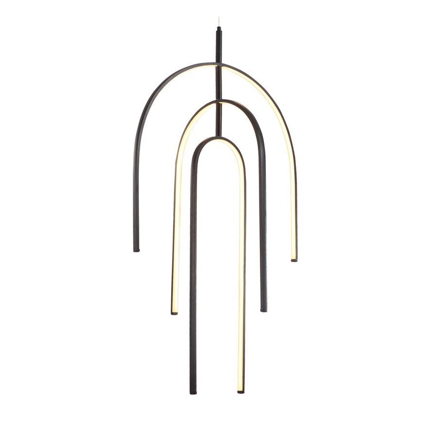 Zambelis 1932 - Led Dimmable κρεμαστό φωτιστικό οροφής LED/80W/230V μαύρο