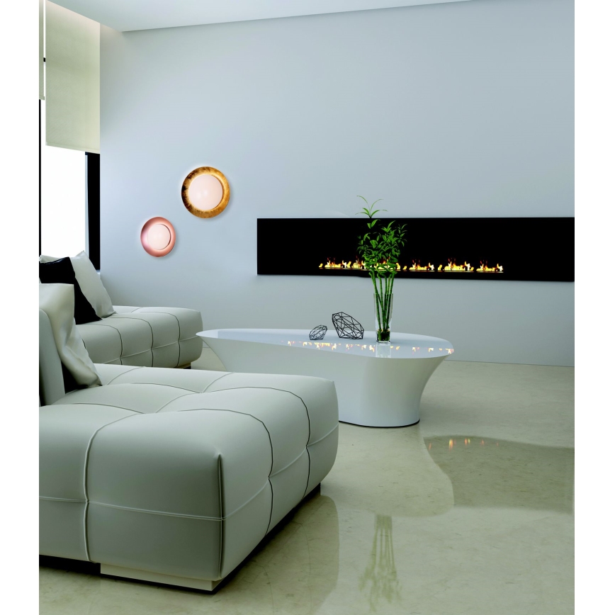 Zambelis 1959 - Φωτιστικό οροφής LED LED/28W/230V διάμετρος 50 cm χαλκός