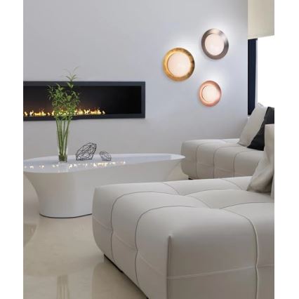 Zambelis 1959 - Φωτιστικό οροφής LED LED/28W/230V διάμετρος 50 cm χαλκός